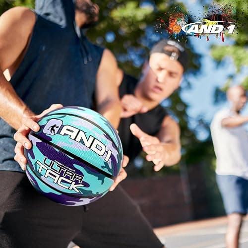 AND1 Ultra Grip Basketball: Official Regulation Size 7 (29.5 inches) Rubber- Deep Channel Construction Streetball, Made for Indoor Outdoor Basketball Games thumbnail 6
