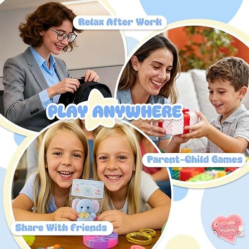 QCROAD SQUISHY Handmade Taba Blue Elephant Squishy - Original Silicone Squishy Toys for Kids & Adults, Stress Relief Squeeze Toy, Party Favors & Goodie Bag Stuffers thumbnail 5