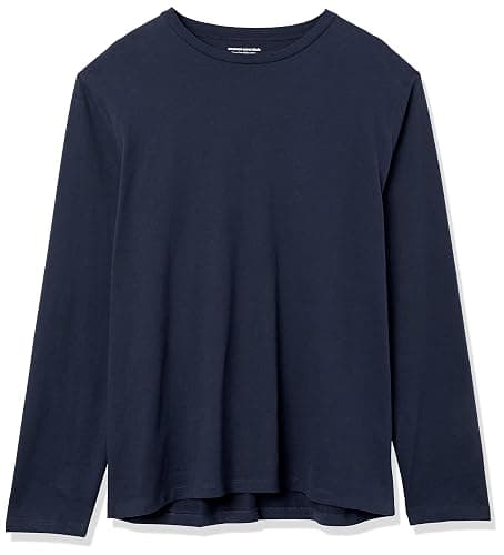 Amazon Essentials Men's Regular-Fit Crewneck T-Shirts, Long-Sleeve thumbnail 9