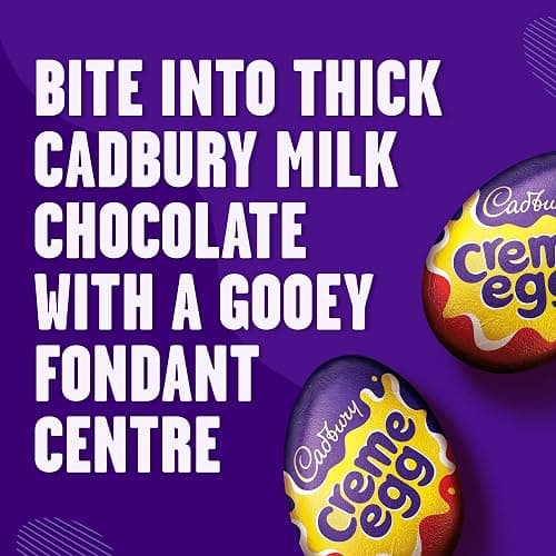 Cadbury Creme Egg and Caramel Milk Chocolate Egg, Perfect For Easter Egg Hunts, Includes 8 Eggs, 320 g (Pack of 1) thumbnail 4