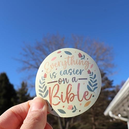 Puraesla 225 PCS Christian Bible Verse Stickers – Inspirational Journaling & Study Stickers for Water Bottles, Laptops, Notebooks & Scrapbooking – Waterproof thumbnail 8