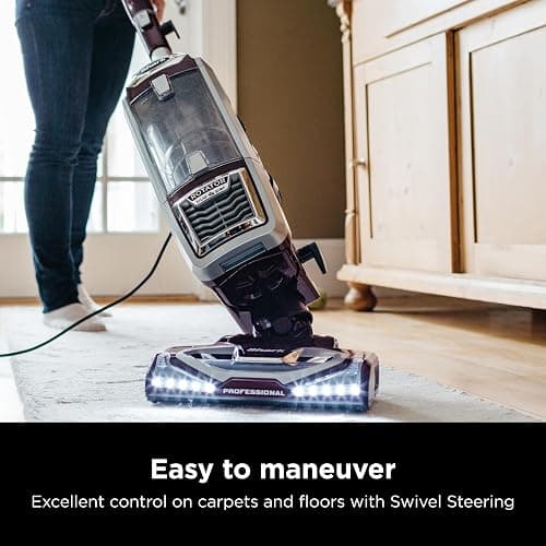 Shark NV752 Rotator Powered Lift-Away TruePet Upright Vacuum with HEPA Filter, Large Dust Cup Capacity, LED Headlights, Upholstery Tool, Perfect Pet Power Brush & Crevice Tool, Bordeaux thumbnail 3