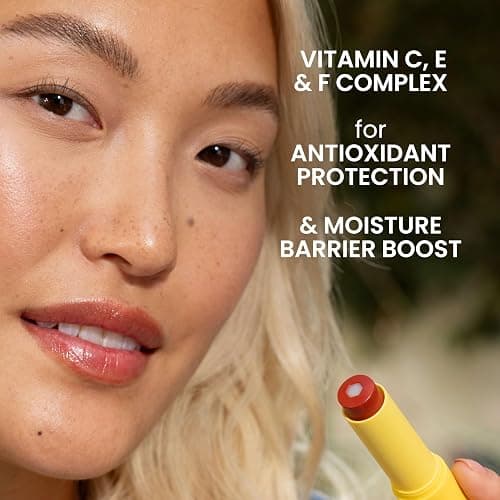 Burt’s Bees Tinted Boosted Balm, Cheeky Cherry, Hydrating Tinted Lip Balm with Vitamin C, E, and F Core, 24 Hour Lip Moisturizer with Responsibly Sourced Beeswax, 100% Natural Origin, 1 Count, 0.16oz thumbnail 7