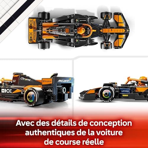 LEGO Speed Champions Voiture F1 McLaren Team MCL38 - Jeu de Construction avec véhicule de Course - Minifigurine Collector de Pilote de Formule 1 - Maquette pour garçons et Filles dès 10 Ans 77251 thumbnail 8