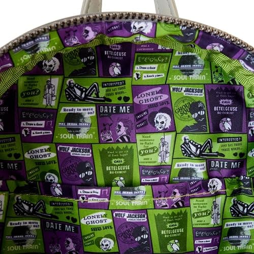 Loungefly Warner Brothers Beetlejuice 2 Mini Backpack thumbnail 5