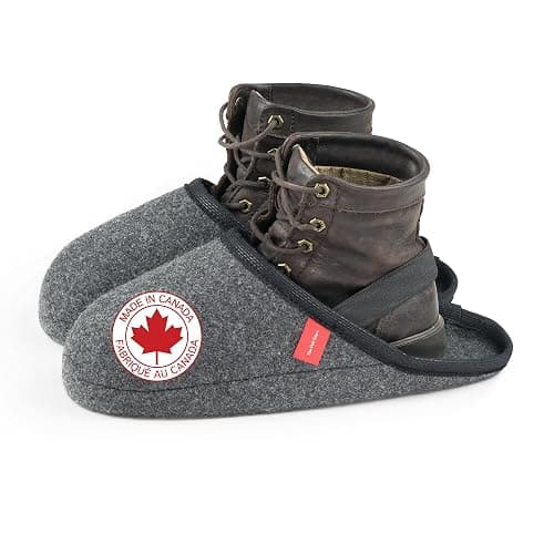 The Felt Store Indoor Overshoes for Men and Women – Winter Boot Covers, Slip-Resistant Felt Shoe Covers for Cold Weather, Snow, and Holiday Use - Image 1