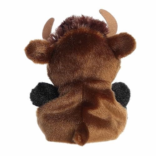 Aurora® Adorable Palm Pals™ Billy Bison™ Stuffed Animal - Fun Collectible Plush for Kids and Adult Collectors - Perfect for Decorating Rooms and Birthday Gifts - Brown 4 Inches thumbnail 4