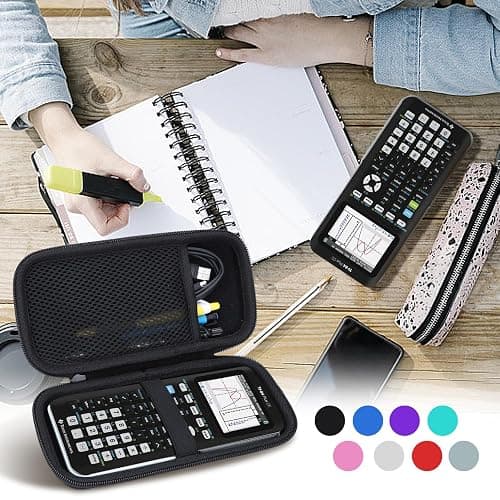 Lebakort Hard Case Compatible with Texas Instruments TI-84 Plus CE/TI-84 Plus/TI-84 Evo/TI-Nspire CX II CAS/TI-Nspire CX II/TI-83 Plus/TI-89/TI-85/TI-86 Color Graphing Calculator (Iris Purple Case) thumbnail 2