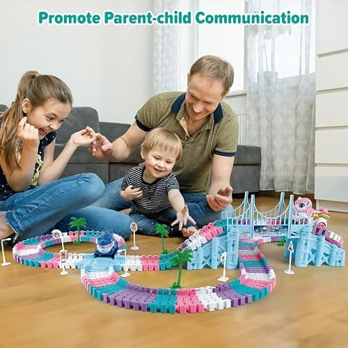 Car Toys for Kid 4-6, 194 PCS Race Car Track for Kids Ages 4-8, Monster Truck 2+ Year Old Birthday Gift Toddler Cars Toy for 3+ Year Old Girl Boy thumbnail 6