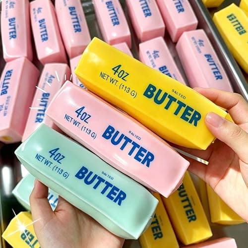 Crunchy Butter Squishy (Blue Crunchy Butter) | Filled Crunchy Squishy Stress Durable Slow Rebound Portable Sensory Play thumbnail 9