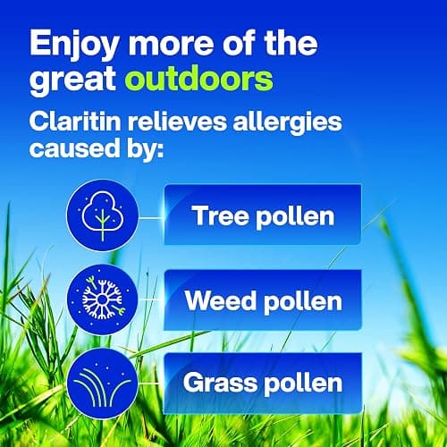 Claritin Allergy Medicine for Adults, 24-Hour Non-Drowsy Loratadine 10mg Pills, Antihistamine, 30 Tablets + 1ct On-The-Go Relief thumbnail 9