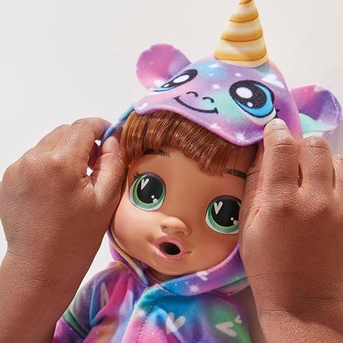 Baby Alive Super BFF Sophia Sparkle Brown Hair Dress Up Baby Doll Playset, 11 Inches, Toys for 3 Year Old Girls & Boys & Up (Amazon Exclusive) thumbnail 5