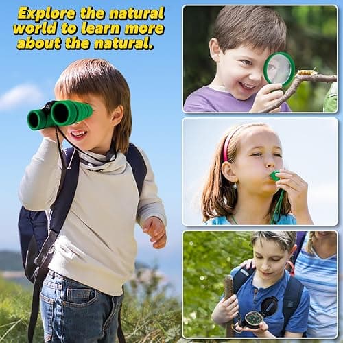 ESSENSON Kids Explorer Kit - Adventure Kit for Kids, Outdoor Explorer Kit with Binoculars, Summer Outdoor Toys for Kids Ages 4-8 thumbnail 6