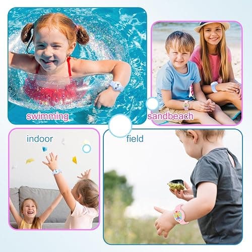 Waterproof AirTag Bracelets for Kids, Hidden Silicone Wristbands, 2 Pack | 360° Full Coverage Protection, Lightweight Tracker Holder, Secure Fit, Pool & Playground, AirTag Not Included thumbnail 6