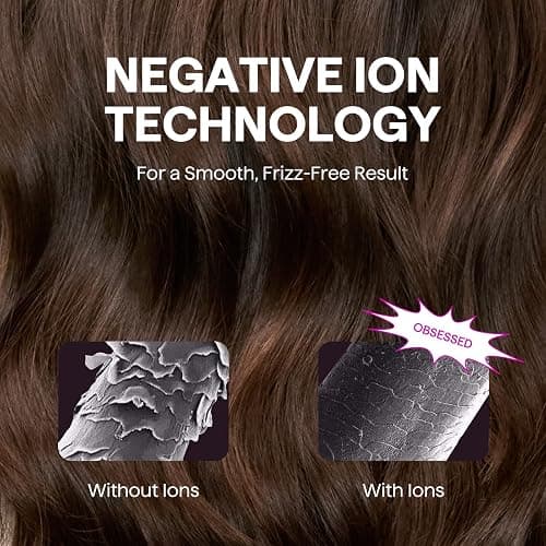 Hair Dryer, Wavytalk Turblow Pro Fast Drying Blow Dryer with Diffuser, High Speed Hair Dryer with 110,000 RPM, Pro Negative Ions for Reduces Damage, Frizz Smoothing, 3 Speeds & 3 Temps, Matte Grey thumbnail 8