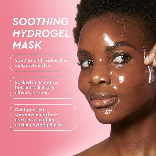 Glow Recipe Watermelon Glow Dewy Skin Routine Kit - Full Size Dew Drops Serum, Full Size Pink Juice Moisturizer, Travel Size PHA+BHA Pore-Tight Toner & Watermelon Jelly Sheet Mask (4 Count) thumbnail 7