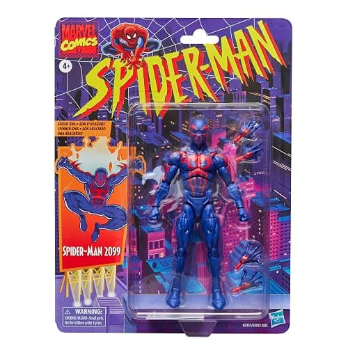 Marvel Legends Series Spider-Man 2099, Retro Cardback Comics Collectible 6-Inch Scale Action Figure - Image 1