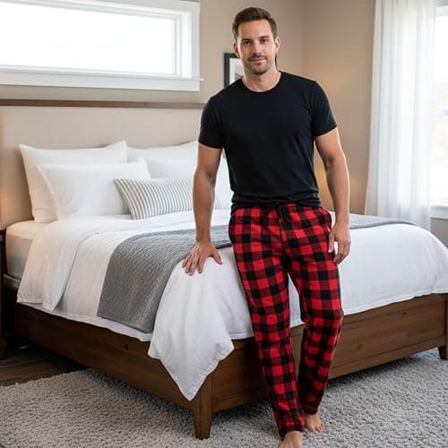 #followme Polar Fleece Pajama Pants for Men Sleepwear PJs thumbnail 7
