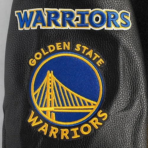 Pro Standard Mens NBA Old English Varsity Jacket thumbnail 7