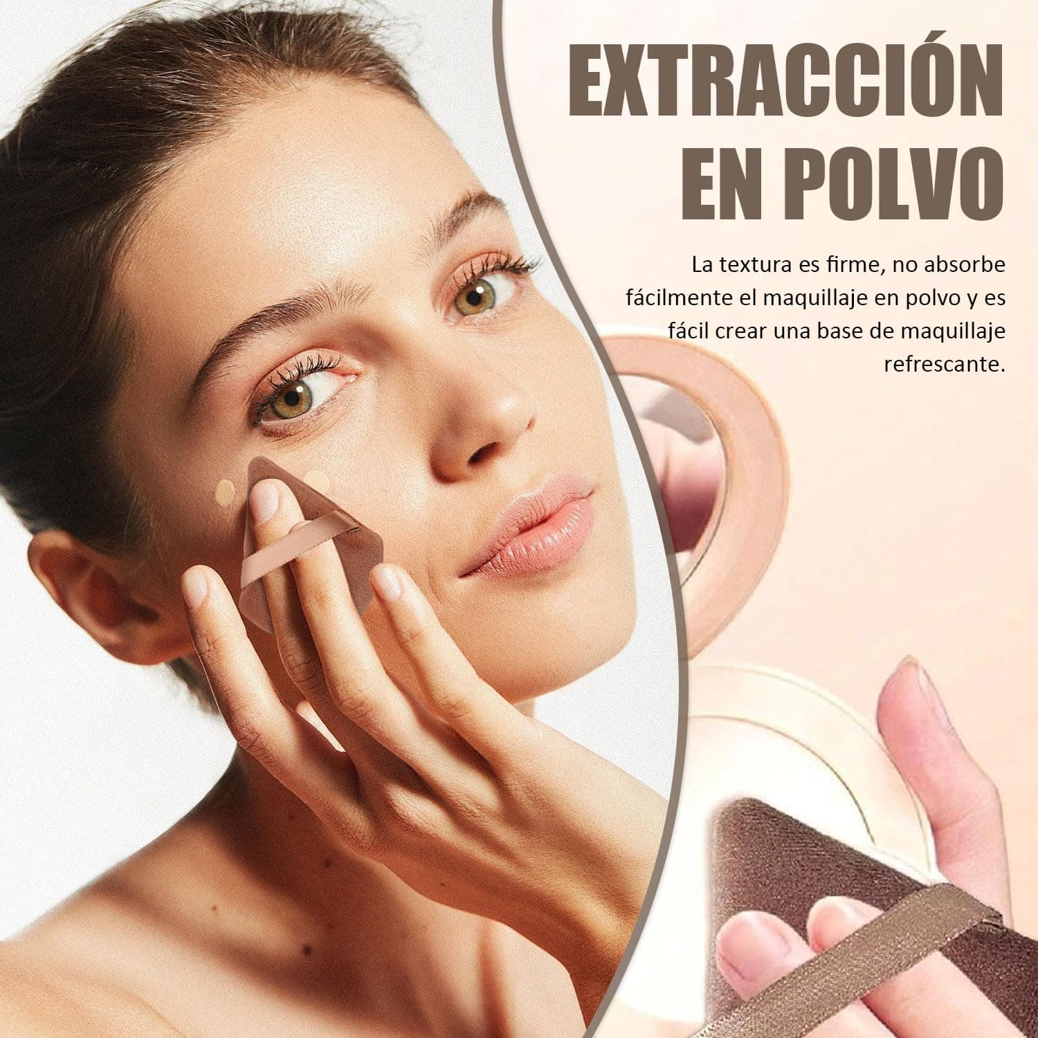 56 Piezas Set de Brochas de Maquillaje Profesional Completo, Juego de Brochas para Maquillar Ojos Mejillas y Rostro | Ideal para Regalo, Uso Diario y Maquillistas Expertas (Marrón 56 PCS) thumbnail 5
