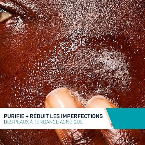 CeraVe - Gel Moussant Anti-Imperfections - Purifie la Peau en douceur et Réduit les Imperfections - Acide Salicylique, Argile Blanche, Céramides et Niacinamide - Peau à Tendance Acnéique thumbnail 5