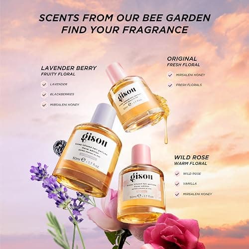 Gisou Honey Infused Hair Perfume – Long-Lasting Hair Fragrance with Mirsalehi Honey & Argan Oil, Wild Rose, 1.7 Fl Oz thumbnail 5
