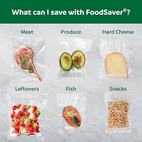 FoodSaver Vacuum Sealer Machine, Automatic Bag Detection, Sous Vide Friendly, with sealer bags, roll, handheld vacuum sealer, black thumbnail 4