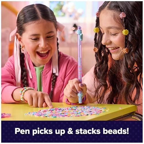 Cool Maker, Stack’d Heishi Studio Bracelet Making Kit with Easy Beading Pen & Over 1200 Beads for Bracelets, Makes 15, Gifts & Stocking Stuffers for Girls Ages 7 and up thumbnail 4