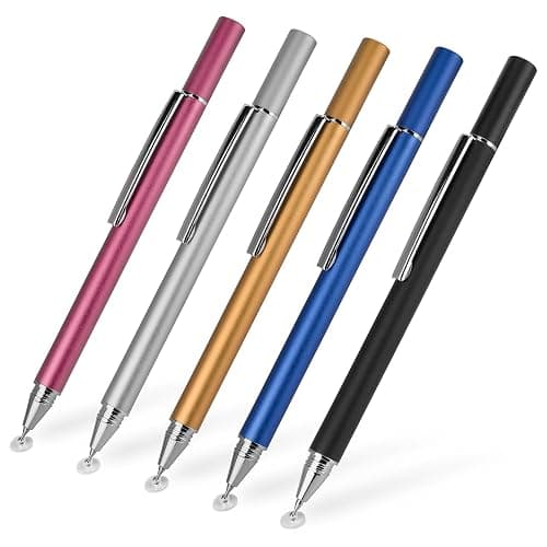 BoxWave Stylus Pen Compatible with Nintendo Switch - FineTouch Capacitive Stylus, Super Precise Stylus Pen - Metallic Silver thumbnail 4