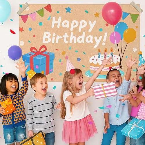 Tatuo 4 Pcs 36" x 72" Large Blank Brown Paper Banners for Teacher Appreciation Poster Crafts Decoration 120gsm Thick Kraft Paper Banner for Summer Camp Activities Wedding Baby Shower Party Decor thumbnail 2