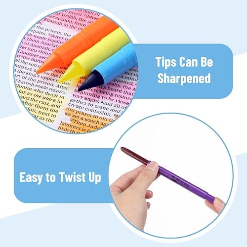 Mr. Pen No Bleed Gel Highlighter, Bible Highlighters, Assorted Colors, Pack of 8 thumbnail 4