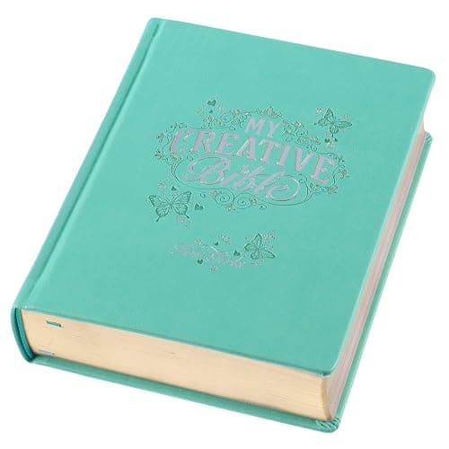 ESV Holy Bible, My Creative Bible For Girls, Faux Leather Hardcover w/Ribbon Marker, Illustrated Coloring, Journaling and Devotional Bible, English Standard Version, Teal (ESV Creative Editions Girls) - Hardcover - Image 1