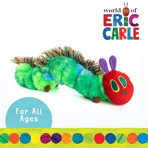 KIDS PREFERRED World of Eric Carle, The Very Hungry Caterpillar Butterfly Reversible Stuffed Animal Plush Toy, 16",Green thumbnail 6