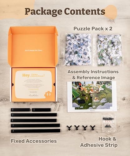 PieceRelax Canvas Wall Art Puzzles for Adults - Paco Yao - Morning Light Unique Gift & Home Décor with Plastic Jigsaw Puzzle Artwork for Living Room Bedroom [HN1458] thumbnail 6