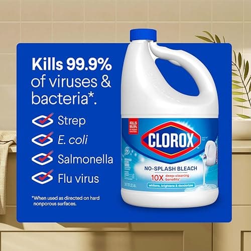 Clorox No Splash Bleach, 117 Fluid Ounces (Package May Vary) thumbnail 3