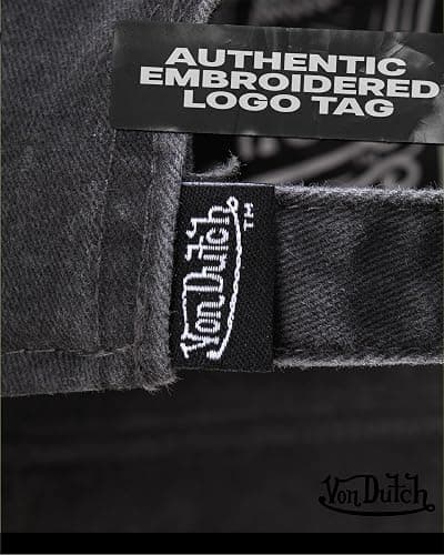 Von Dutch Men & Womens Baseball Caps - Breathable Adjustable Snapback Soft Cotton Canvas Curved Brim Vintage Hat thumbnail 5