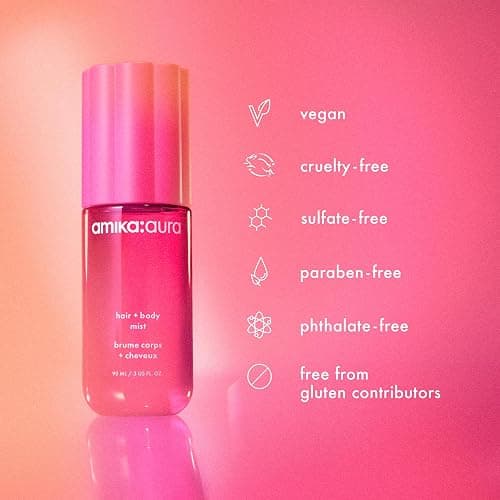 amika: aura hair and body mist | pink grapefruit, juicy apricot + warm vanilla thumbnail 7