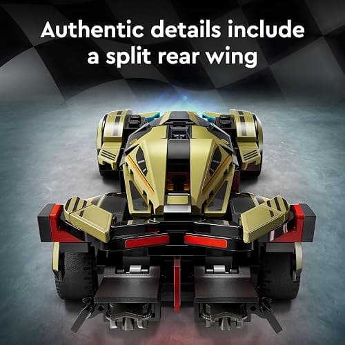 LEGO Speed Champions Lamborghini Lambo V12 Vision GT Super Car, Formula 1 Vehicle Toy, Driving Playset, Buildable Model Set for Kids, Lamborghini Car, Gift for Kids and Gaming Fans, F1 Toy, 76923 thumbnail 4
