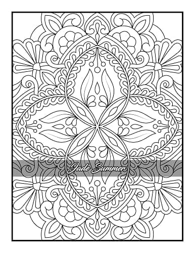 100 Amazing Patterns: An Adult Coloring Book with Fun, Easy, and Relaxing Coloring Pages thumbnail 51