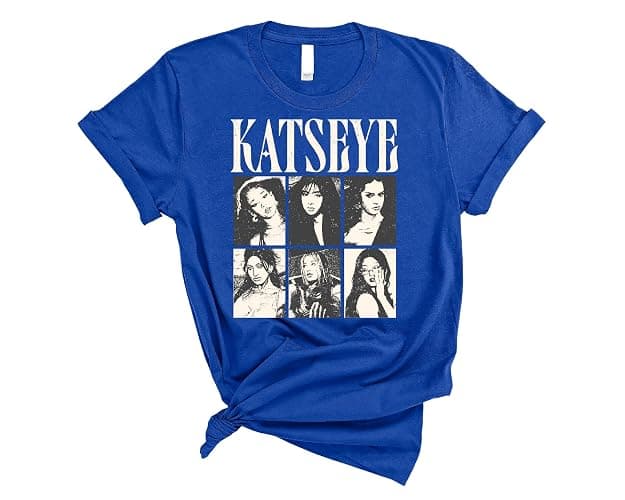 KATSEYE Vintage Style Photo Collage T Shirt Retro Pop Culture Casual Streetwear Tee thumbnail 4