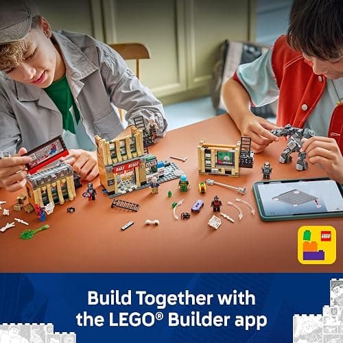 LEGO Marvel Spider-Man vs. Mysterio: The Daily Bugle Building Toy - Pretend Play Set with 7 Minifigures & Rhino Mech - Super Hero Toy for Boys & Girls, Ages 10+ - Gift Idea for Birthdays - 76342 thumbnail 6