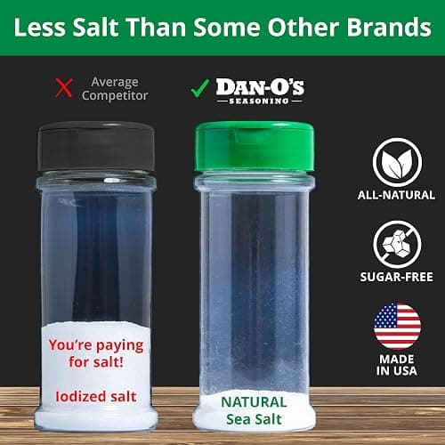Dan-O's Original Seasoning, 2.5 oz Bottle, All Purpose Seasoning for Chicken, Turkey, Beef, Veggies and More, Sugar Free, Zero Calorie, Use this Spice Blend to Craft a Marinade, Dry Rub or Sauce thumbnail 7