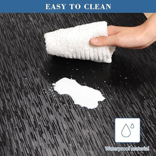 Office Chair Mat, TYDLE 59"x75" Large Chair Mat for Hard Floor, Vinyl Mat for Gaming Chairs, Slip Resistant Rolling Computer Under Desk Mat for Hardwood Floor, Black thumbnail 7