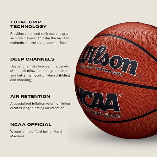 WILSON NCAA Street Shot Basketballs - 29.5", 28.5", 27.5" thumbnail 4