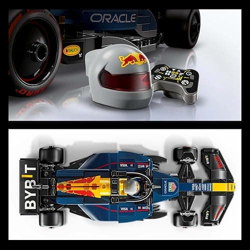 LEGO Speed Champions Oracle Red Bull Racing RB20 F1 Race Car Model with a Collectible Formula 1 Driver Minifigure - Display Set for Adult Motorsport & Racing Fans 77243 - Oracle Red Bull Racing RB20 F1 Race Car 77243 thumbnail 7