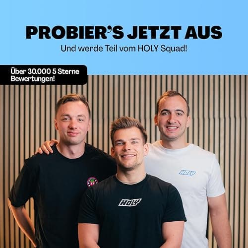 HOLY Milkshake 10er Probier-Box Vanilla – 10 Portionen mit Vitaminen B, C & D und 100% natürlichen Aromen – zuckerfrei, koffeinfrei & vegan – kalorienarmes Milchshake Pulver mit Vanille Geschmack thumbnail 7