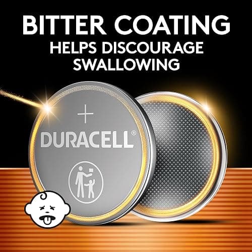 Duracell 2032 Lithium Battery, 2 Count (Pack of 1), Compatible with AirTag, Child Safety Features, Key Fob, CR2032 3V Cell thumbnail 4