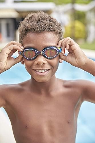 Zoggs Unisex-Youth Sea Demon Junior Hologram Lens Swimming Goggles (6-14 Years) thumbnail 2