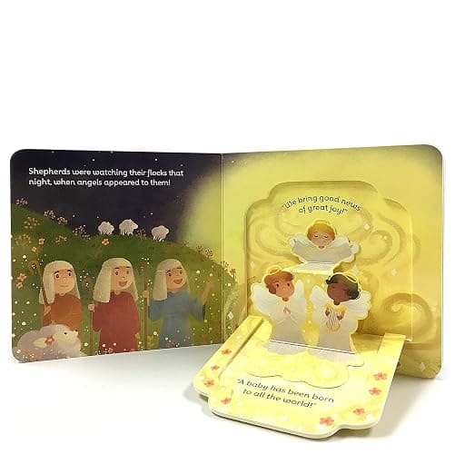 The First Christmas: Lift-a-Pop Pop-Up Nativity Board Book for Christians to Celebrate the Birth of Baby Jesus - Holiday Gift For Babies and Toddlers (Little Sunbeams) thumbnail 7