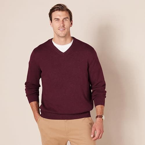 Amazon Essentials Men's V-Neck Pullover Sweater (Available in Big & Tall) thumbnail 6
